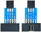 2pcs 10 Pin Convert to Standard 6 Pin Adapter Board F ATMEL AVRISP USBASP STK500 CF...