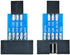 2pcs 10 Pin Convert to Standard 6 Pin Adapter Board F ATMEL AVRISP USBASP STK500 CF...
