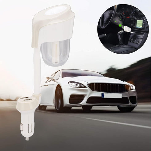 Car Humidifier, Fine Mist Small Portable Automatic Shutdown Cigarette Lighter Aroma Diffuser...