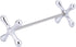 ChezMax Silver Zinc Alloy Flower Chopsticks Rest Spoons Stand Forks Knifes Holder Pack of 5...