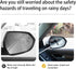 Car Rearview Mirror Wiper, Multifunctional Car Mirror Telescopic Water Scraper Wiper, Retractable Vehicle Glass Cleaner Tool, Portable Auto Interi...