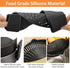 YEVIOR Clip on Strainer for Pots Pan Pasta, Silicone Food Strainer Hands-Free Pan Strainer, Clip-on Kitchen Food Strainer for Spaghetti, Pasta, Gr...