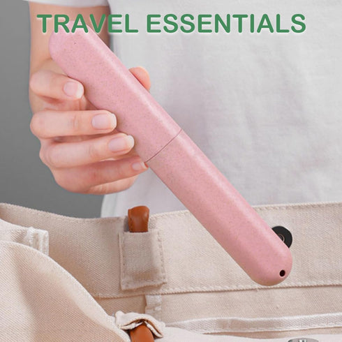 4Pcs Travel Toothbrush Case Portable Toothpaste Toothbrush Cover Storage Box Toothbrush Holder for Trip Camping School...