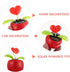 BESPORTBLE 2pcs Solar Dancing Figurines Solar Powered Dancing Flower Heart Swinging Dancer Toy for Car Dashboard Office Desk Decoration...