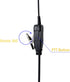 Earpiece for Motorola Radio Single Wire Walkie Talkie Swivel Earpiece Headset with Mic PTT for Motorola Two Way Radios CP88 CP100 CP200D CLS1110 C...