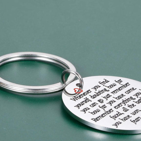 Divorce Gifts for Women Sobriety Sympathy Keychain Cancer Survivor Awareness Strong Gift Birthday Back to School Supplies...