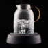 The Glass Water Pitcher with Lid and Handle, Glass Tea Pitcher, Carafe, Teapot and Jug for Coffee, Juice, Ice Water and Flower Tea Suitable for Yo...