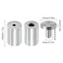 Luomorgo 12 Pcs 1" x 2" Stainless Steel Standoff Screws, Wall Sign Standoff Mounting Hardware Advertising Glass Standoff Nail for Hanging Acrylic ...