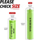 JINTION NIMH 2/3AAA Rechargeable 2/3 AAA Batteries 1.2V 400mAh Rechargeable Battery Batteries Button Top 5 pack(They are not AAA Size Batteries)...