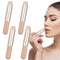 4 Pack Mini Lip Brush with Cover Portable Soft Angled Concealer Makeup Brush Applicator Travel Lip Film Oil Brush Cosmetic Tools for Lip Gloss Lip...