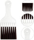 2-in-1 Air Conditioner Cleaning Tool: 2 Pieces - Condenser Fin Cleaning Brush & Stainless Steel Fin Comb - Nylon Bristles - White...