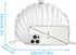 Women Evening Bag Acrylic Clutch Purse Shell Shape Shoulder Cross-body Bag Chain Box Bag...