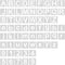 AIEX 62pcs Letter Number Stencils, 2 Inch Washable Reusable Plastic Letter Number Template Letters Craft Stencils for Art Drawing, Craft DIY Writi...