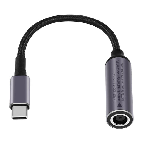 SinLoon PD 100W DC 7.4mm x 5.0mm Female(7.4 x 0.6mm) Input to USB Type C Male Power Charging Cable, 100W DC7450 to Type C Cable with PD Automatic ...