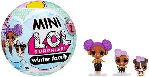 L.O.L. Surprise! Mini Winter Family with Doll, Lil Sis and Pet with 5+ Surprises- Collectible Holiday Toys, Stocking Stuffers, Great Gift for Kids...