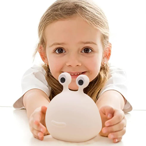 MUID Original Authentic Slug Night Light, Nursery Squishy Lamp, Silicone Light for Classroom, Cute Animal Bedside Lamp for Baby Kids Teens, Soft L...
