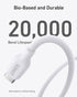 Anker 543 USB C to USB C Cable (140W 6ft), USB 2.0 Bio-Based Charging Cable for MacBook Pro 2020, iPad Pro 2020, iPad Air 4, Samsung Galaxy Samsun...