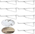 NORJIN 8 Pcs 8 Inch Metal Pegboard Hooks, Shelf Peghooks Peg Hooks Pegboard Accessories for Workbench, Kitchen, Garage, Retail Shop, Office and Ki...