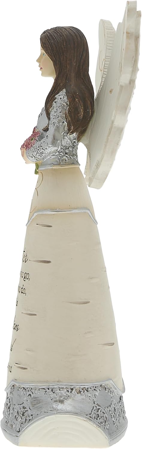 Pavilion Gift Company Elements Sister Guardian Angel Figurine, 6", Pink...