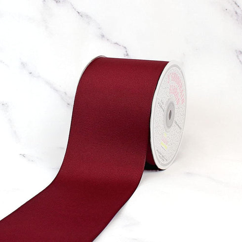 Creative Ideas 25-Yards, Wine Solid Grosgrain Ribbon, 3",GRO3000-275...