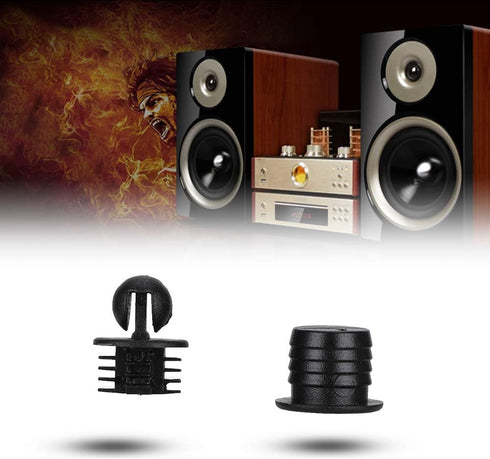 QANYEGN 10 Pairs Speaker Grill Guides, Speaker Parts Accessories, Plastic Ball and Socket Speaker Mesh Snap Fastener, Speaker Grill Peg......