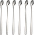 Stainless Steel Iced Tea Spoons Set of 6 Cocktail stir sticks Spoons Bar Spoon for Cold Drinks...