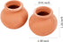 Miniature Tiny Clay Pots Pottery Planter Mini Flower Terra Cotta Pots for DIY Garden Plants and Office/Desktop/Windowsill Decoration,8 Pcs...