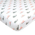 American Baby Company 2 Pack 100% Natural Cotton Fitted Mini Crib Sheets 38" x 24" - Soft & Breathable Small Nesting Portable Sheets, Fits Pack N ...