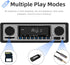 Classic Single Din Car Radio with Car Bluetooth,Car Stereo FM Radio,Hands-Free Calling,USB/SD/AUX Port,Car Mp3 Player,Voice Control,Remote Control...