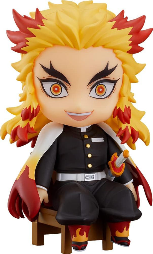 Good Smile Demon Slayer: Kimetsu no Yaiba: Kyojuro Rengoku Nendoroid Swacchao! Action Figure, Multicolor...