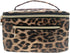 FITINI Makeup Bag Portable Cosmetic Bags,Large Travel Make-up Organize PU Leather Toiletry Bag for Women Purse With Handle Zipper Cosmetic Brush P...