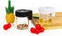 Magnifying Jar with Light, Light-Up LED Transparent Glass Air Tight Storage Jars Magnifying Viewing Jar (Red)...
