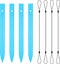4.5 Inch Replacement Stylus Drawing Pen 4 Pieces Toddler Drawing Tablet Pens Kids' Electronics Pens with 4 Hanging Rope for LCD Writing Tablet (Bl...