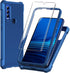for Cricket Ovation 3 case, with Tempered Glass Screen Protector 360 Full-Body Soft TPU Bumper Shockproof Silicone Protective Phone Cover Case for...