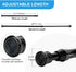2 Pack Tension Curtain Rod 15.7-28 Inch, Small Short Adjustable Extendable Spring Loaded Rods for Windows Cabinet Blinds Closet Bedroom Kitchen Ba...
