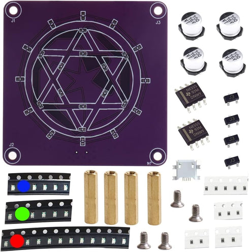 Learn SMT LED Blink KIt DIY Electronic Breathing Lights Hue Soldering Kits | DIY Electronics Projects Practice for Adults & teens STEM Classes & E...