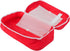 First Aid Bag First Aid Kit Empty Medical Storage Bag Red Trauma Bag for Emergency First Aid Kits Car Workshop Cycling Outdoors (Red Handle)...