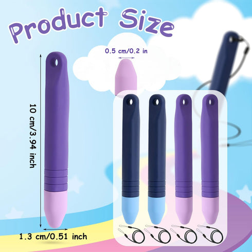 4pcs Kid-Friendly Stylus Pens for Touch Screens, Capacitive Stylus Pens with 4pcs Tethers, Kid Tablet Stylus Pen Children's Crayon Stylus Pen for ...