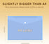 10 Pcs Plastic Envelope with Snap Button Closure, Plastic Waterproof Envelope File Folder, Transparent Folders for Documents, Letter Size, A4 Size...