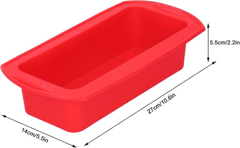 2Pcs Silicone Bread Tools 2lb Cake Pan Rectangle Loaf Pan Baking Tool Nonstick Bakeware Accessories for Home Kitchen Bakery...