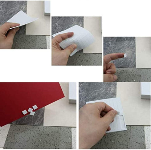 2400pcs Square Sided Adhesive Foam, 3D Foam Dots Dual-Adhesive for Craft DIY Art, Office Supplies, Scrapbooking?Two Sizes?...