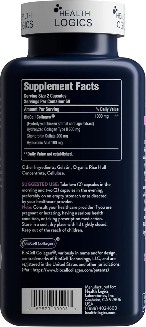 BioCell Collagen Joint and Skin Care 120 Capsules...