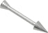 HJ Garden 1pc Aluminium Alloy Baking Pastry Cone Holder Rose Flower Sticks Flower Nail Cake Decorating for Icing Flowers Making...