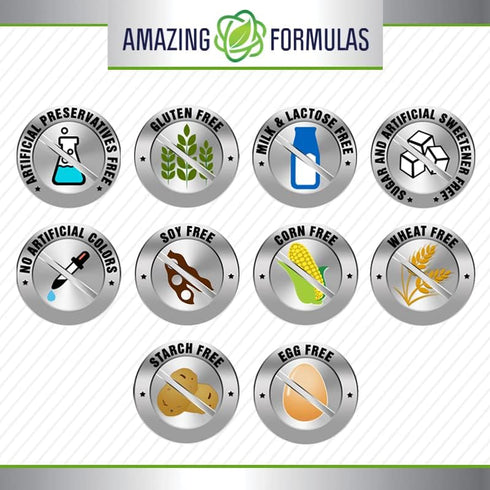 Amazing Formulas Calcium with Vitamin D3 Supplement | 250 Tablets | Non-GMO | Gluten Free | Made in USA...