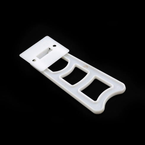 T Tulead White Picture Frame Easel Back 4.64-Inch Plastic Frame Easel Back Stand Photo Frame Back Stand 10PCS for Picture Photo Frame...