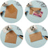 100 Pack Mini Envelopes with Colorful Blank Note Cards Small Self-Adhesive Envelopes Small Business Card Envelopes(4 x 2.7 Inches, Brown)...