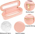 Clear Mini Makeup Bag, Small Makeup Bag for Purse TSA Approved Travel Brush Bag Portable Cosmetic Case Travel Toiletry Bag for Women Waterproof Ma...