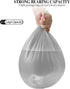 5 Rolls Small Trash Bags - 100 Counts Durable 4 Gallon Small Garbage Bags for home office kitchen Bathroom Bedroom Trash Can liners?Silver?...