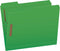 Pendaflex Fastener Folders, 2 Fasteners, Letter Size, Green, 1/3 Cut Tabs in Left, Right, Center Positions, 50 per Box (22140GW)...