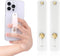 2 PCS Phone Strap Cell Phone Grip Holder, Phone Loop Finger Holders Silicone Kickstand Phone Strap Grip Holder for Most Smartphones(White)......